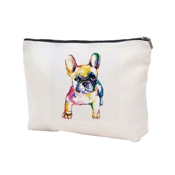 French Bulldog Pouch / Makeup Bag - Picture 2 of 5